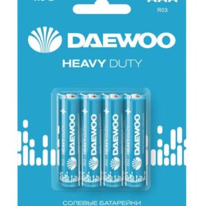 Элемент питания солевой AAA/R03 1.5В Heavy Duty 2021 BL-4 (уп.4шт) DAEWOO 5029361 оптом купить цена