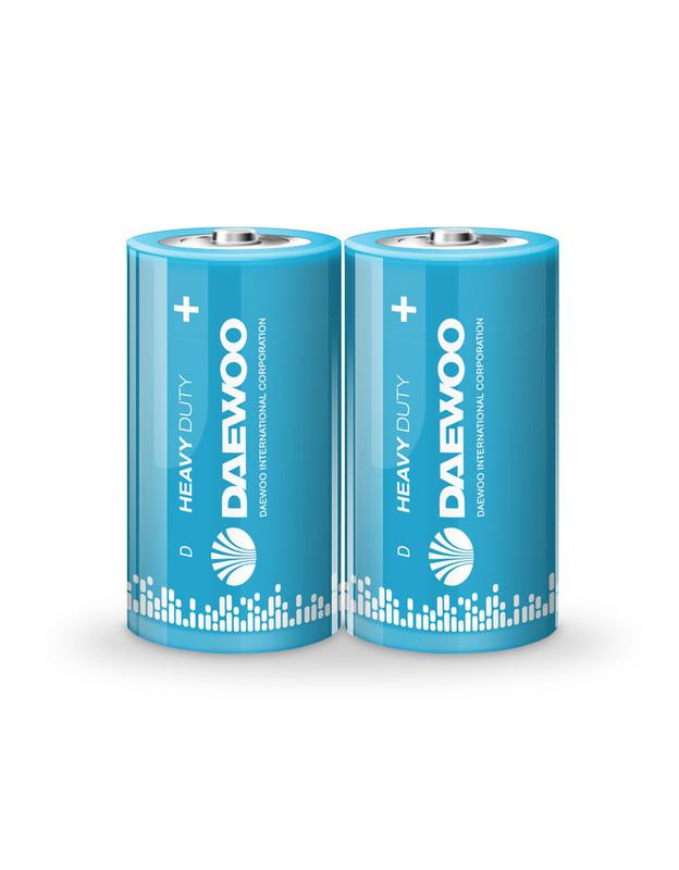 Элемент питания солевой D/R20 1.5В Heavy Duty 2021 2S (уп.2шт) DAEWOO 5029453 купить оптом выгодно Элемент питания солевой D/R20 1.5В Heavy Duty 2021 2S (уп.2шт) DAEWOO 5029453 оптом купить цена