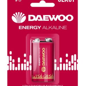 Элемент питания алкалиновый "крона" 6LR61 9В Energy Alkaline 2021 BL-1 DAEWOO 5029729 оптом купить цена