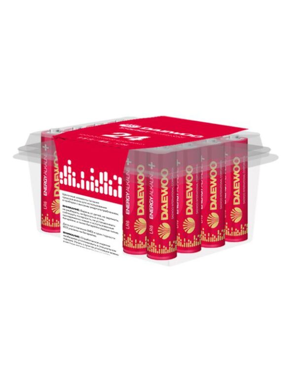 Элемент питания алкалиновый AA/LR6 1.5В Energy Alkaline 2021 Pack-24 (уп.24шт) DAEWOO 5029842 оптом купить цена
