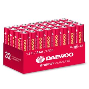 Элемент питания алкалиновый AAA/LR03 1.5В Energy Alkaline 2021 Pack-32 (уп.32шт) DAEWOO 5030084 оптом купить цена