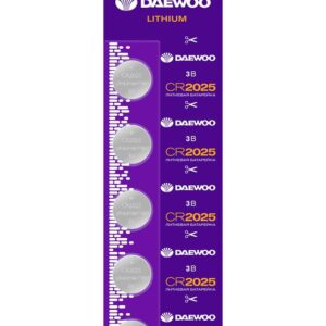 Элемент питания литиевый CR2025 3В 2021 BL-5 (уп.5шт) DAEWOO 5030206 оптом купить цена
