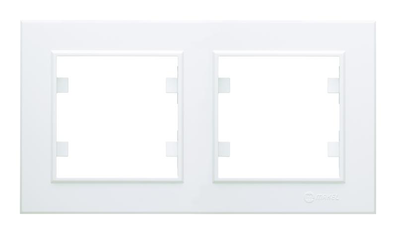 Рамка 2-м Karea горизонт. бел. Makel 56001702 купить оптом выгодно Рамка 2-м Karea горизонт. бел. Makel 56001702 оптом купить цена