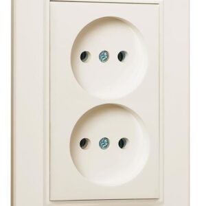 Розетка 2-м СП Karea 10А IP20 б/з крем. Makel 56010017 оптом купить цена