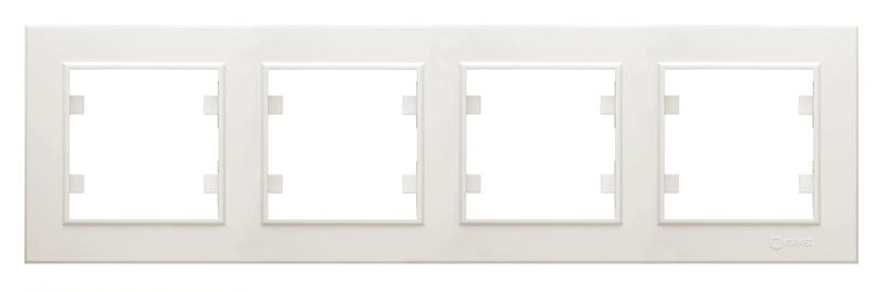 Рамка 4-м Karea горизонт. крем. Makel 56010704 купить оптом выгодно Рамка 4-м Karea горизонт. крем. Makel 56010704 оптом купить цена