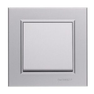 Выключатель 1-кл. СП Karea 10А IP20 сереб. Makel 56065001 оптом купить цена