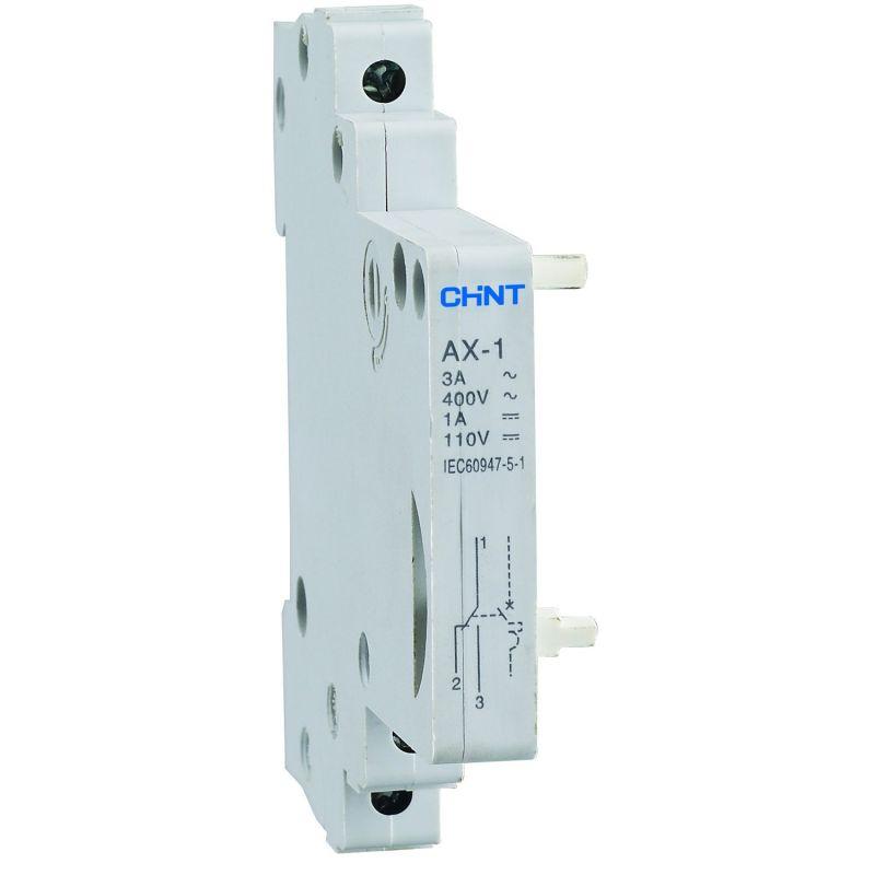 Контакт вспомогательный AX-1 для DZ158 (R) CHINT 158999 купить оптом выгодно Контакт вспомогательный AX-1 для DZ158 (R) CHINT 158999 оптом купить цена