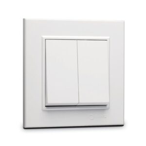 Выключатель 2-кл. СП Karea 10А IP20 бел. Makel 56001003 оптом купить цена