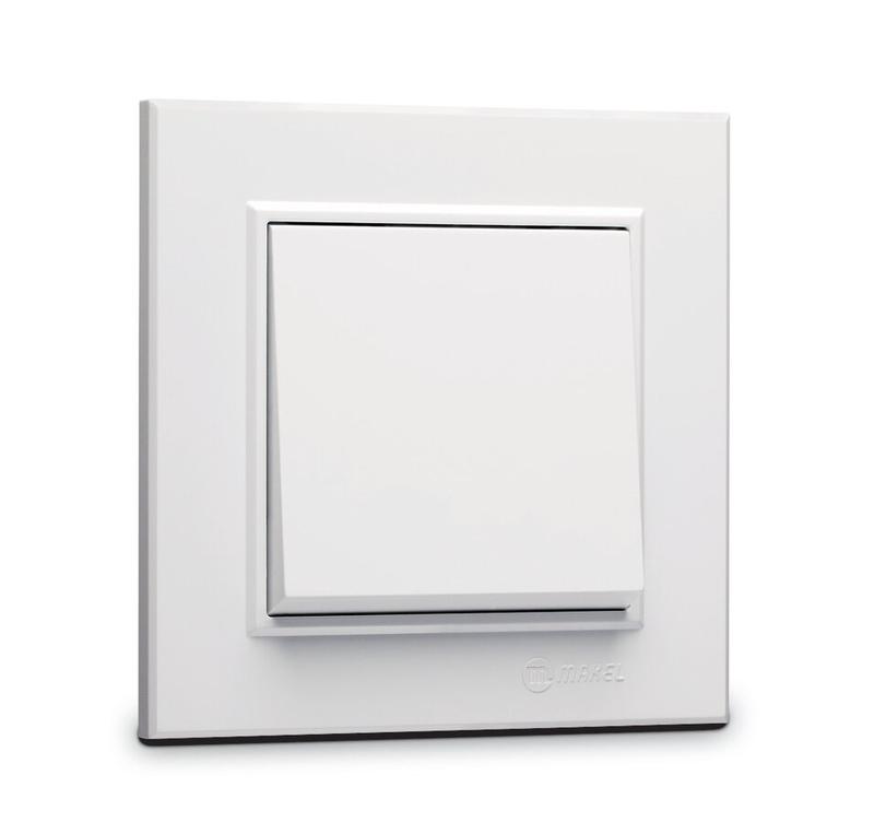Переключатель 1-кл. СП Karea 10А IP20 бел. Makel 56001005 купить оптом выгодно Переключатель 1-кл. СП Karea 10А IP20 бел. Makel 56001005 оптом купить цена