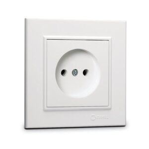 Розетка б/з СП Karea 16А IP20 бел. Makel 56001022 оптом купить цена