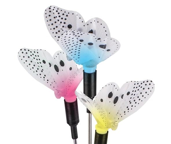 Светильник светодиодный садовый SLR-S01 "бабочки" 5RGB h=1м мультиколор на солнечн. батарее ФАZА 5006898 купить оптом выгодно Светильник светодиодный садовый SLR-S01 "бабочки" 5RGB h=1м мультиколор на солнечн. батарее ФАZА 5006898 оптом купить цена