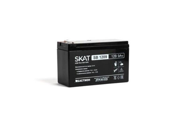 Аккумулятор свинцово-кислотный SKAT SB 1209 Бастион 2540 оптом купить цена