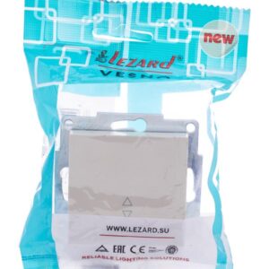 Выключатель 2-кл. СП Vesna с индикацией механизм крем. LEZARD 742-0388-112 оптом купить цена