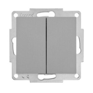 Выключатель 2-кл. СП Vesna механизм платина LEZARD 742-3588-101 оптом купить цена