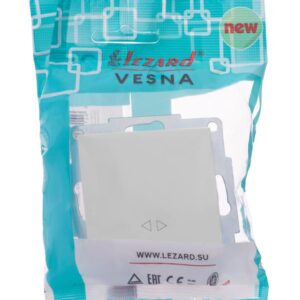 Выключатель промежуточный 1-кл. СП Vesna механизм бел. LEZARD 742-0288-107 оптом купить цена