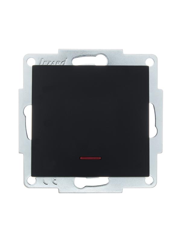 Выключатель 1-кл. СП Vesna с индикацией механизм черн. бархат LEZARD 742-4288-111 купить оптом выгодно Выключатель 1-кл. СП Vesna с индикацией механизм черн. бархат LEZARD 742-4288-111 оптом купить цена