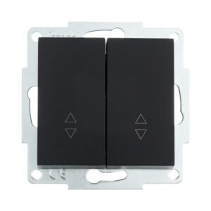 Переключатель проходной 2-кл. СП Vesna механизм черн. бархат LEZARD 742-4288-106 оптом купить цена