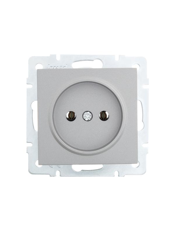 Розетка 1-м СП Vesna без заземл. ПБТ механизм платина LEZARD 742-3588-121B купить оптом выгодно Розетка 1-м СП Vesna без заземл. ПБТ механизм платина LEZARD 742-3588-121B оптом купить цена