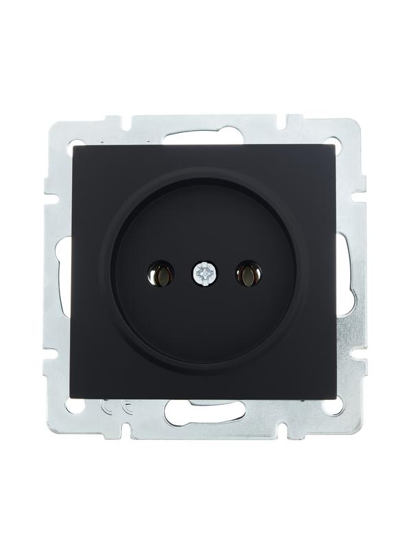 Розетка 1-м СП Vesna без заземл. ПБТ механизм черн. бархат LEZARD 742-4288-121B купить оптом выгодно Розетка 1-м СП Vesna без заземл. ПБТ механизм черн. бархат LEZARD 742-4288-121B оптом купить цена