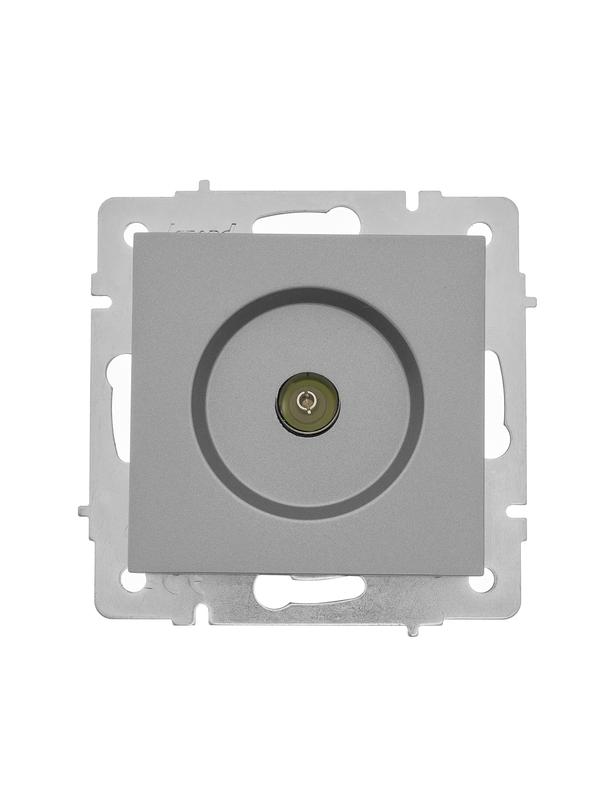 Розетка телевизионная оконечная TV 1-м СП Vesna механизм платина LEZARD 742-3588-130 купить оптом выгодно Розетка телевизионная оконечная TV 1-м СП Vesna механизм платина LEZARD 742-3588-130 оптом купить цена