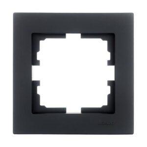 Рамка 1-местн. горизонт. VESNA черн. бархат LEZARD 742-4200-146 оптом купить цена