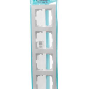 Рамка 4-местн. горизонт. VESNA бел. LEZARD 742-0200-149 оптом купить цена