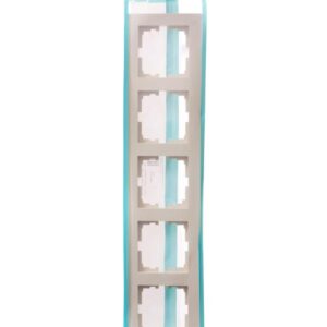 Рамка 5-местн. горизонт. VESNA кремов. LEZARD 742-0300-150 оптом купить цена