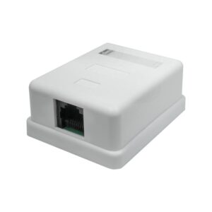 Розетка компьютерная 1-м 8P8C (RJ-45) UTP кат.5E SUPRLAN 10-0307 оптом купить цена