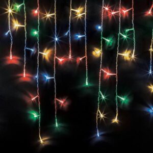 Гирлянда светодиодная "Бахрома" 93 644 NGF-D021-03 2х0.5м 100LED RGBY IP44 эффект мерцания TR Navigator 93644 оптом купить цена