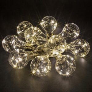 Гирлянда светодиодная "Лампочки" 93 676 NGF-D024-03 3м 100LED WW IP20 3AA Navigator 93676 оптом купить цена