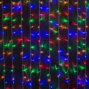 Гирлянда светодиодная "Занавес" 93 646 NGF-D022-02 2х1.5м 357LED RGBY IP20 TR Navigator 93646 оптом купить цена