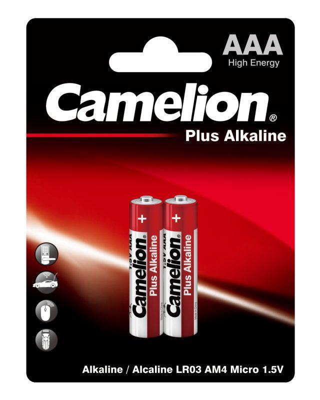 Элемент питания алкалиновый AAA/LR03 1.5В Plus Alkaline LR03-BP2 BL-2 (блист.2шт) Camelion 1651 купить оптом выгодно Элемент питания алкалиновый AAA/LR03 1.5В Plus Alkaline LR03-BP2 BL-2 (блист.2шт) Camelion 1651 оптом купить цена