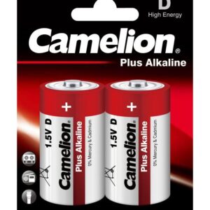 Элемент питания алкалиновый D/LR20 1.5В Plus Alkaline LR20-BP2 BL-2 (блист.2шт) Camelion 1654 оптом купить цена