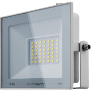 Прожектор светодиодный 90 136 OFL-50-4K-WH-IP65-LED 50Вт 4000К IP65 4000лм бел. ОНЛАЙТ 90136 оптом купить цена