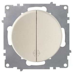 Переключатель 2-кл. СП Florence механизм беж. (1E31601301) OneKeyElectro 2172800 оптом купить цена