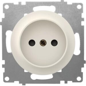 Розетка 1-м СП Florence 16А IP20 без заземл. винтов. клеммы механизм беж. (1E10301301) OneKeyElectro 2172789 оптом купить цена