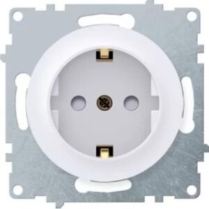 Розетка 1-м СП Florence 16А IP20 с заземл. защ. шторки винтов. клеммы механизм бел. (1E10101300) OneKeyElectro 2172764 оптом купить цена