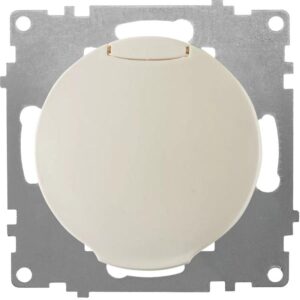 Розетка 1-м СП Florence 16А IP20 с заземл. с крышкой винтов. клеммы механизм беж. (1E10501301) OneKeyElectro 2172791 оптом купить цена