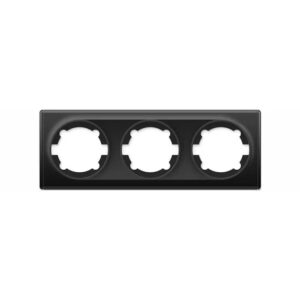 Рамка 3-м Florence черн. 1E52301303 OneKeyElectro 2172830 оптом купить цена