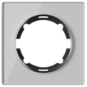 Рамка 1-м Garda стеклянная сер. 2E52101302 OneKeyElectro 2234934 оптом купить цена