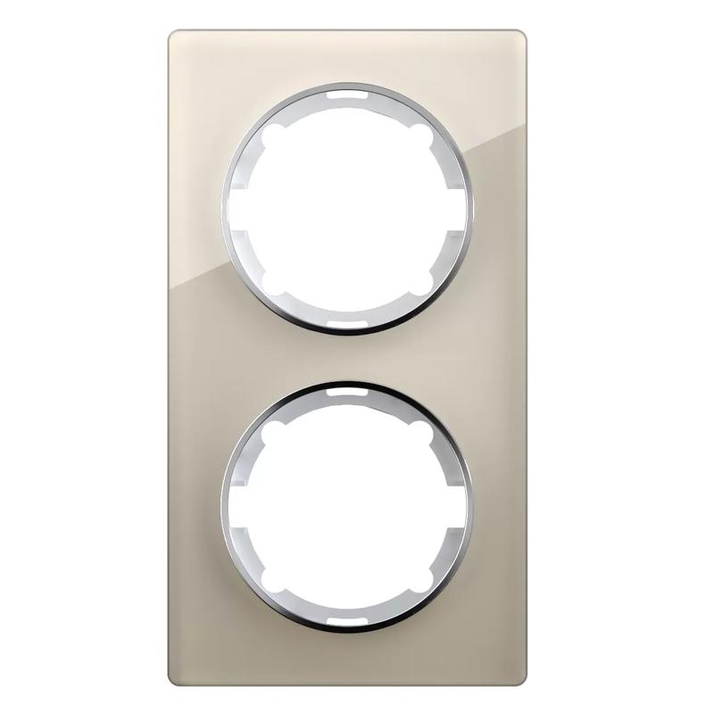 Рамка 2-м Garda вертикал. стеклянная беж. 2E52211301 OneKeyElectro 2234946 купить оптом выгодно Рамка 2-м Garda вертикал. стеклянная беж. 2E52211301 OneKeyElectro 2234946 оптом купить цена