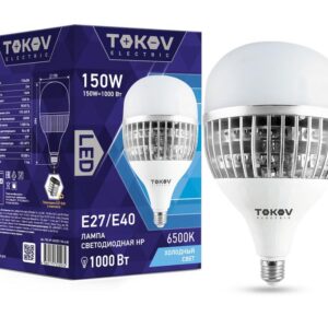 Лампа светодиодная 150Вт HP 6500К E40/E27 176-264В TOKOV ELECTRIC TKE-HP-E40/E27-150-6.5K оптом купить цена