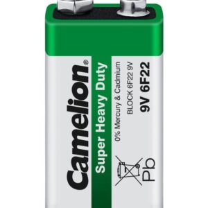Элемент питания солевой "крона" R6F22 9В 6F22-SP1G SR-1 Camelion 1663 оптом купить цена