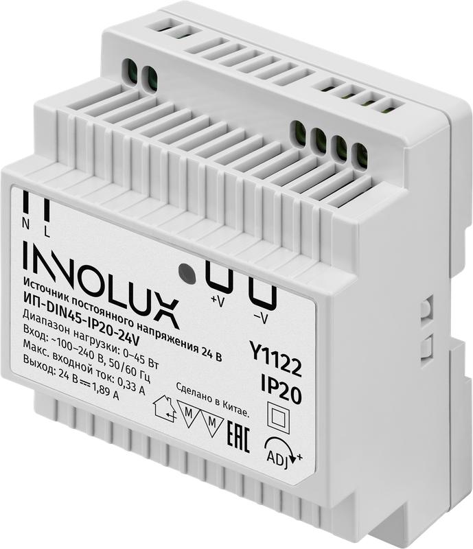 Драйвер для светодиодной ленты 97 438 ИП-DIN45-IP20-24V INNOLUX 97438 купить оптом выгодно Драйвер для светодиодной ленты 97 438 ИП-DIN45-IP20-24V INNOLUX 97438 оптом купить цена