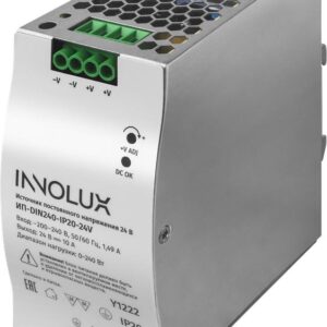 Драйвер для светодиодной ленты 97 443 ИП-DIN240-IP20-24V INNOLUX 97443 оптом купить цена