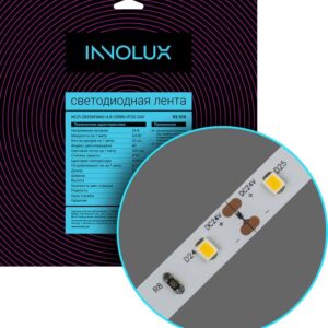 Лента светодиодная 93 519 СДЛ-2835WW60-4.8-CRI80-IP20-24V (уп.5м) INNOLUX 93519 оптом купить цена