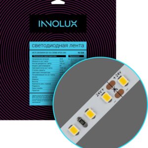 Лента светодиодная 93 528 СДЛ-2835WW120-9.6-CRI80-IP20-24V (уп.5м) INNOLUX 93528 оптом купить цена