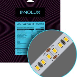 Лента светодиодная 93 537 СДЛ-2835WW168-14-CRI80-IP20-24V (уп.5м) INNOLUX 93537 оптом купить цена