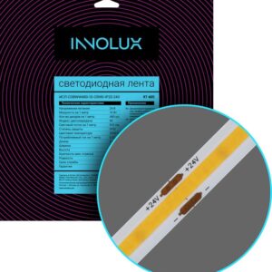 Лента светодиодная 97 405 СДЛ-COBWW480-10-CRI90-IP20-24V (уп.5м) INNOLUX 97405 оптом купить цена
