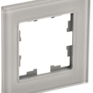 Рамка 1-м BRITE РУ-1-2-БрД стекло дым. IEK BR-M12-G-K30 оптом купить цена